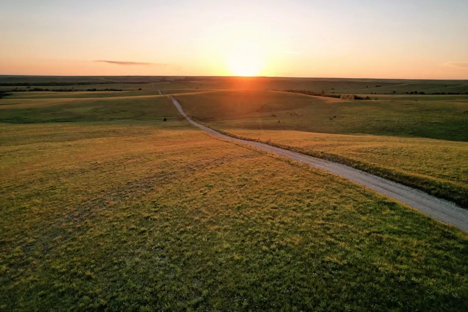 Nebraska — Nebraska prairie sunset