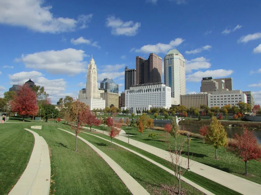 Ohio — Ohio Columbus skyline