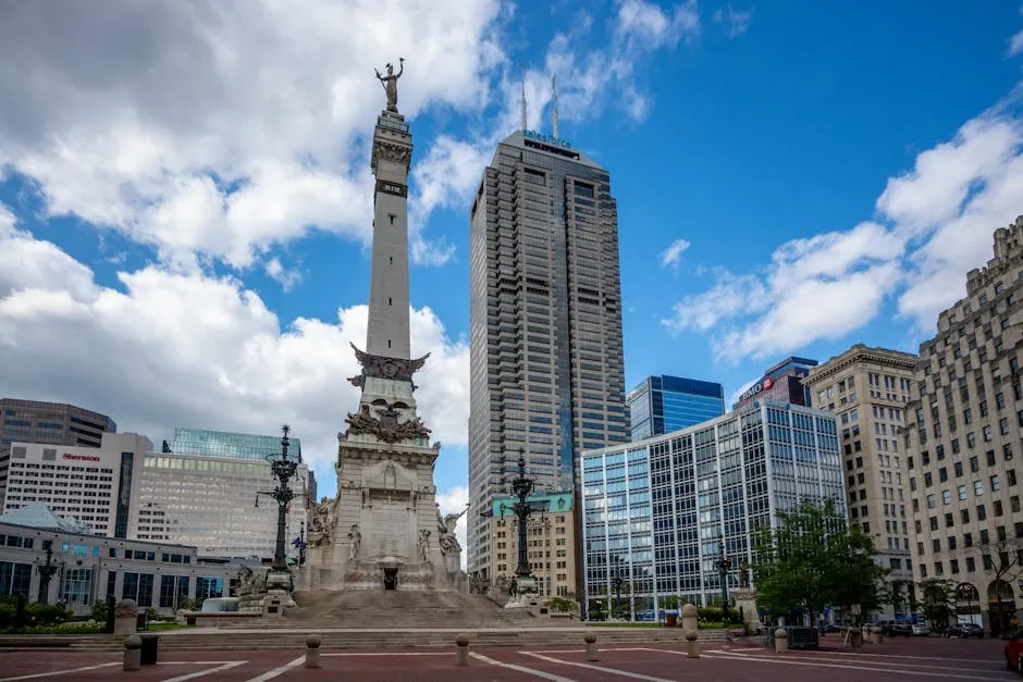 Indiana — Indiana Indianapolis monument