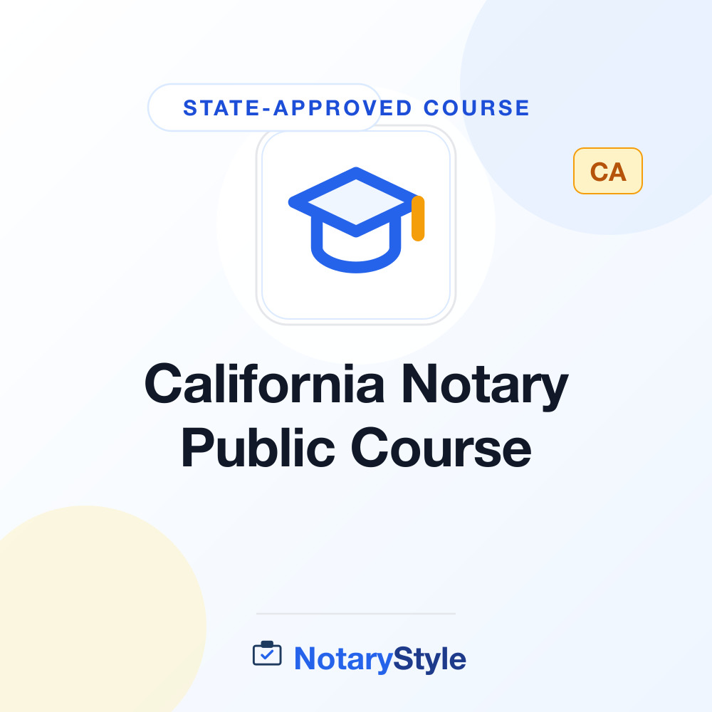 California Notary Public Course