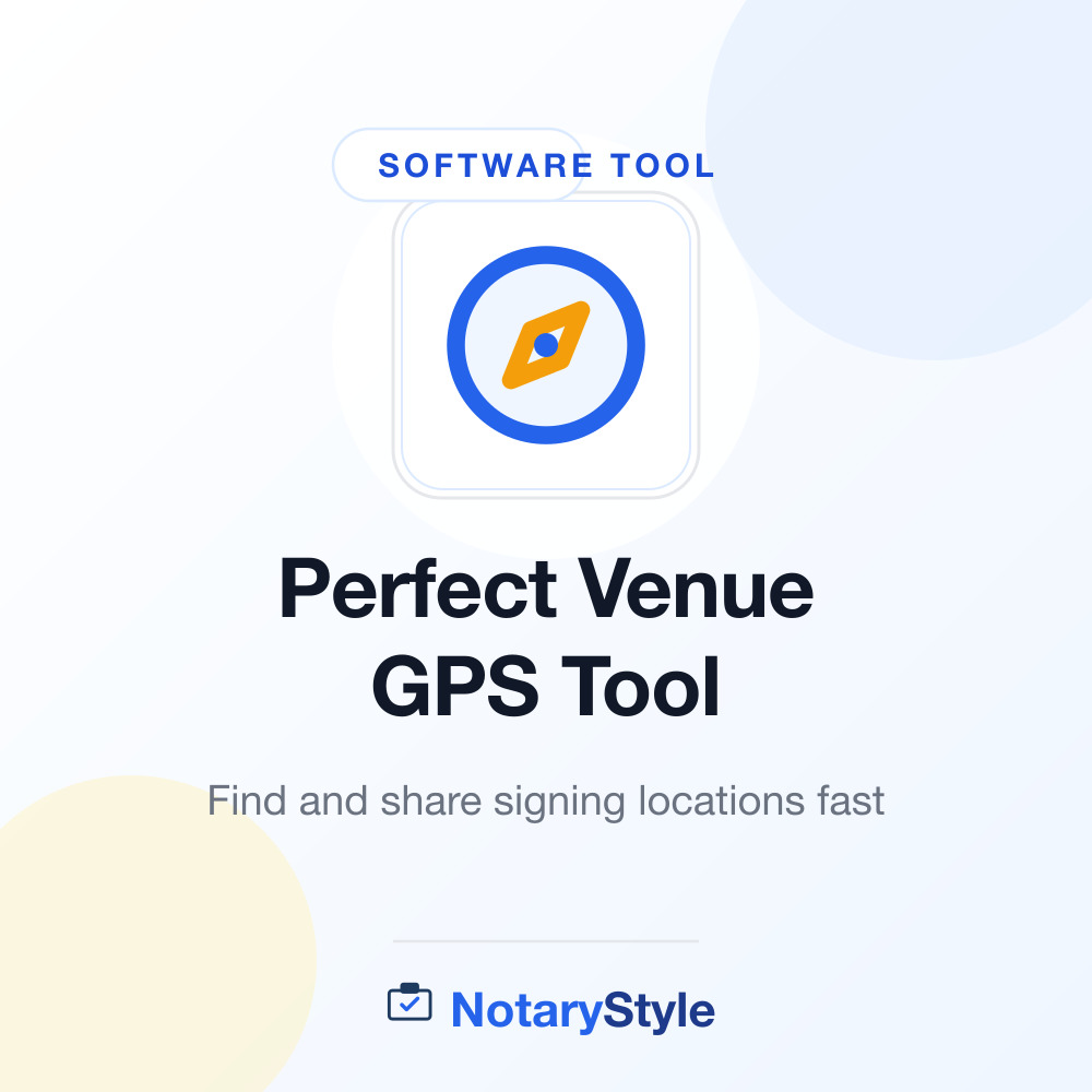 Perfect Venue GPS Tool